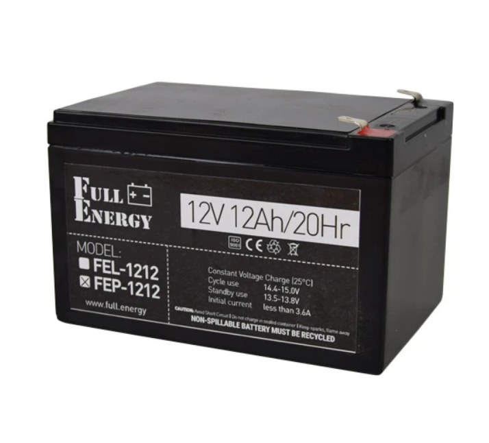 Акумулятор 12В 12 Аг для ДБЖ Full Energy FEP-1212